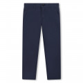 Trousers with adjustable waist BOSS for BOY