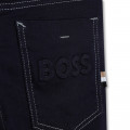 Jeans met aanpasbare taille BOSS Voor