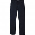Cotton twill trousers BOSS for BOY