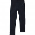 Cotton twill trousers BOSS for BOY