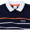 POLO MET KORTE MOUWEN BOSS Voor