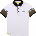 POLO MET KORTE MOUWEN BOSS Voor