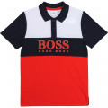 POLO MET KORTE MOUWEN BOSS Voor