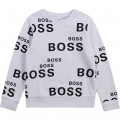 Sweat-shirt en molleton BOSS pour GARCON