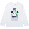 Cotton T-shirt with print. BOSS for BOY