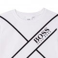 T-shirt in jersey con stampa BOSS Per RAGAZZO