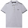 Polo with contrasting cutouts BOSS for BOY