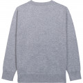 Pull en tricot avec motif BOSS pour GARCON