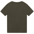 T-shirt coton manches courtes BOSS pour GARCON