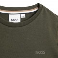 T-shirt cotone a maniche corte BOSS Per RAGAZZO