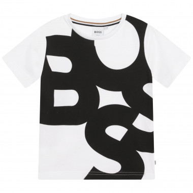 T-shirt ajusté en coton BOSS pour GARCON