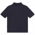 Cotton short-sleeved polo BOSS for BOY