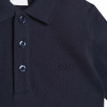 Cotton short-sleeved polo BOSS for BOY