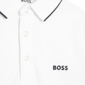 Polo-Shirt aus meliertem Piqué BOSS Für JUNGE