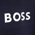 Jersey de algodón con logotipo BOSS para NIÑO