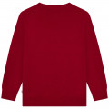 Baumwoll-Pullover mit Logo BOSS Für JUNGE