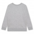 Sweater van geruwde fleece BOSS Voor