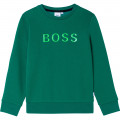 Sweatshirt en molleton à logo BOSS pour GARCON