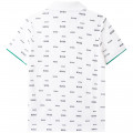 Printed cotton polo shirt BOSS for BOY
