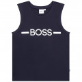 Printed jersey vest BOSS for BOY