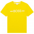 Katoenen T-shirt BOSS Voor