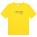 T-shirt a maniche corte jersey BOSS Per RAGAZZO