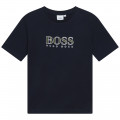 T-shirt manches courtes BOSS pour GARCON