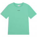 Fitted logo t-shirt BOSS for BOY