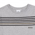 Striped cotton jersey t-shirt BOSS for BOY