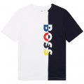Multicoloured jersey t-shirt BOSS for BOY