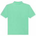 Short-sleeved cotton polo shirt BOSS for BOY