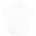 Short-sleeved cotton shirt BOSS for BOY