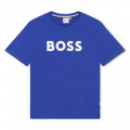 T-shirt met korte mouwen BOSS Voor