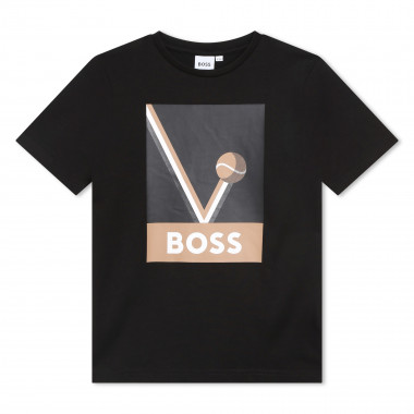 T-shirt mit tennis-print BOSS Für JUNGE