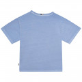 Faded-effect cotton t-shirt BOSS for BOY