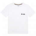 Cotton T-shirt with pocket BOSS for BOY