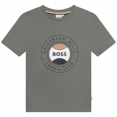 Baumwoll-t-shirt mit druck BOSS Für JUNGE