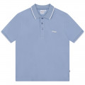 Cotton piqué polo shirt BOSS for BOY