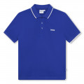 Cotton piqué polo shirt BOSS for BOY