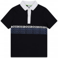 Polo avec sigle BOSS pour GARCON