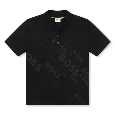Polo with logo print BOSS for BOY