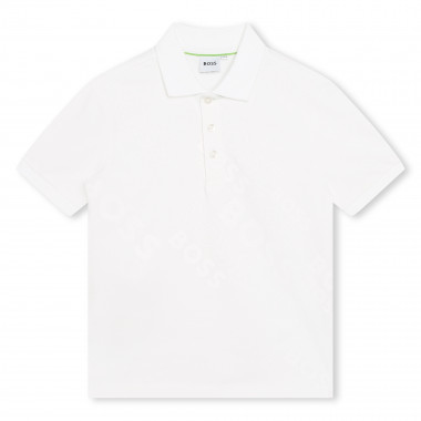 Polo with logo print  for 