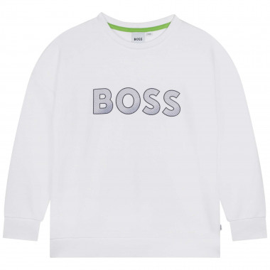 Sweatshirt met katoen BOSS Voor