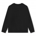 Fleece sweatshirt met logo BOSS Voor