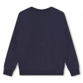 Sweat-shirt molleton à sigle BOSS pour GARCON