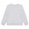 Sweat-shirt molleton à sigle BOSS pour GARCON