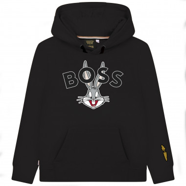 Printed hooded sweatshirt BOSS for BOY