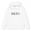 Sweat-shirt à capuche et sigle BOSS pour GARCON
