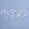 Fleece sweatshirt met logo BOSS Voor
