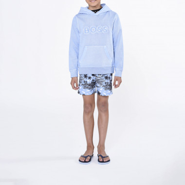 Fleece logo sweatshirt BOSS for BOY